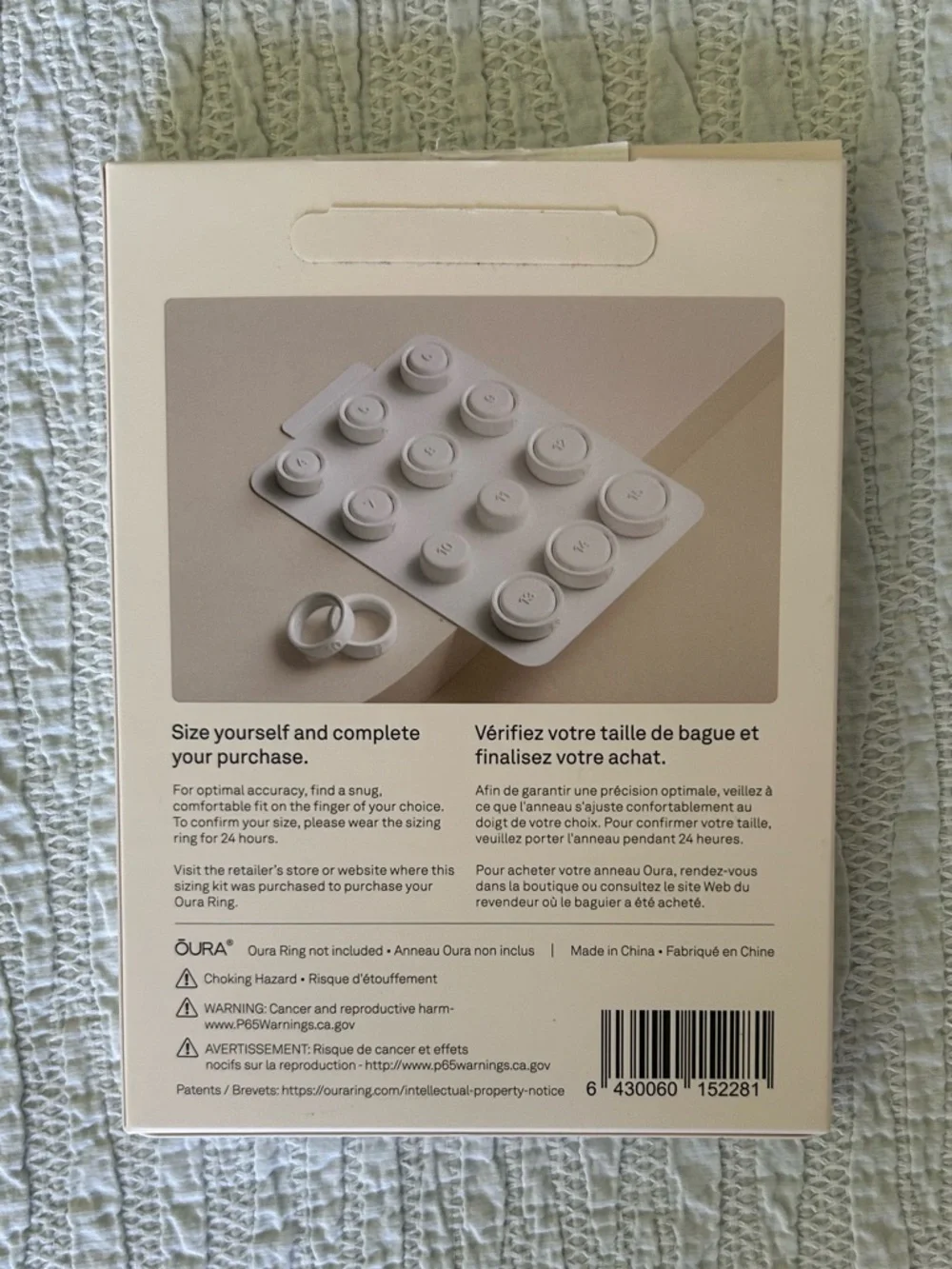 Oura Ring Sizing Kit